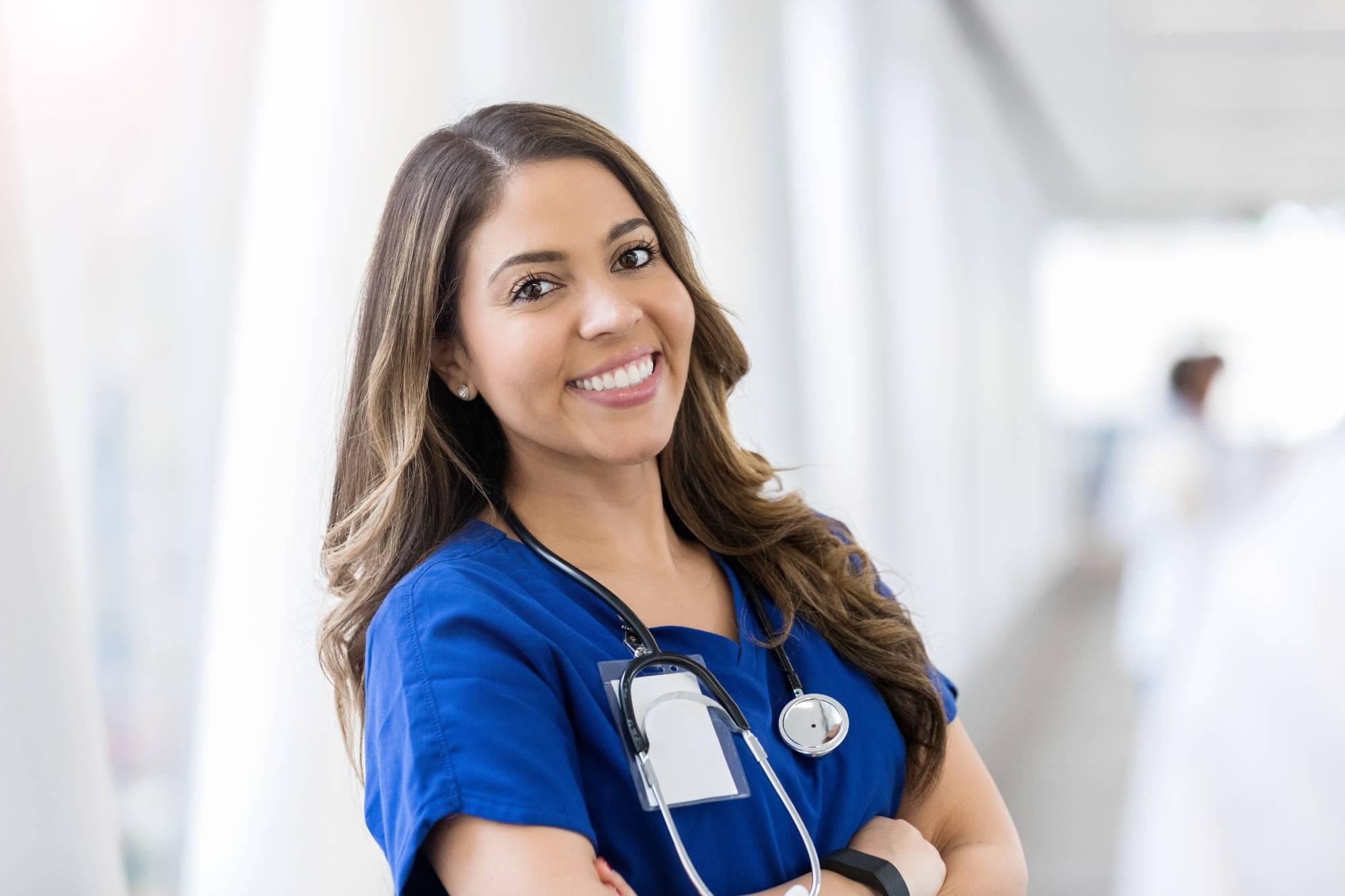 An allied health professional working in a hospital.